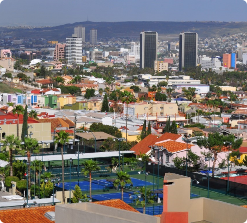 imagen de la ciudad de tijuana mostrando edificos