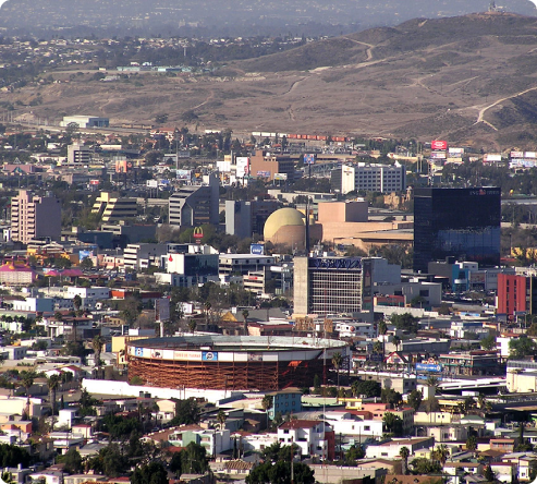 imagen de la ciudad de tijuana mostrando edificos